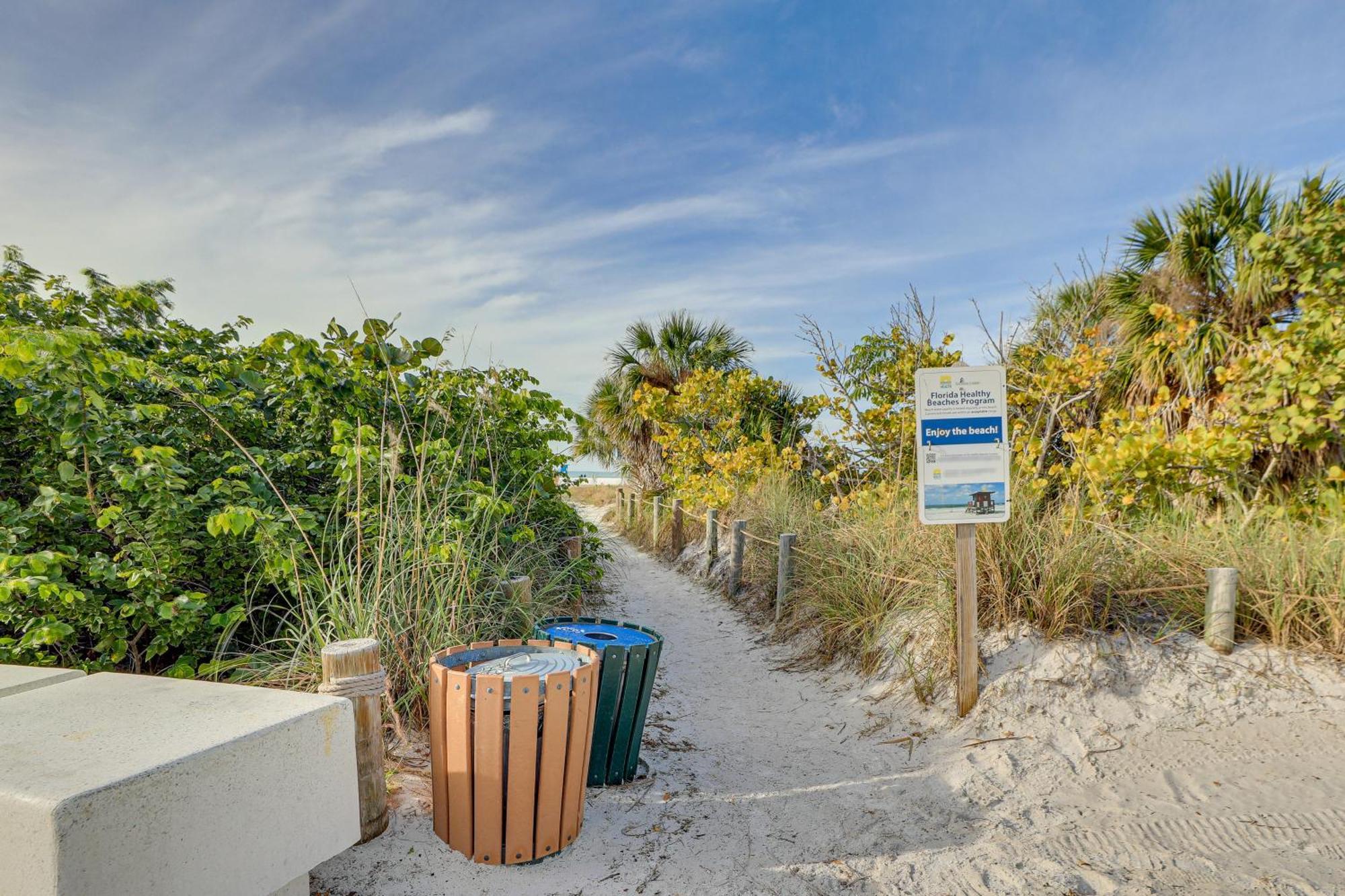 Beachfront Siesta Key Condo With Pool Access! Zewnętrze zdjęcie